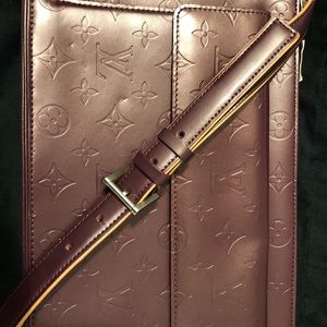 Louis Vuitton purple shoulder bag